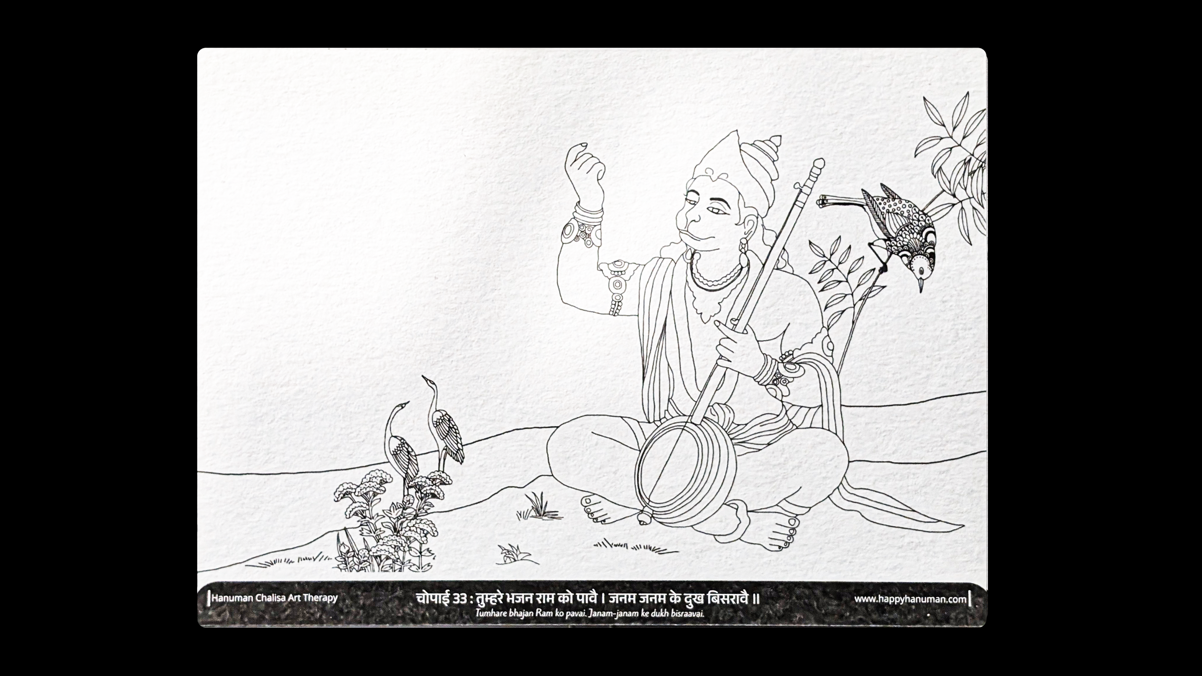 Happy Hanuman Art Therapy - Colouring Sheets